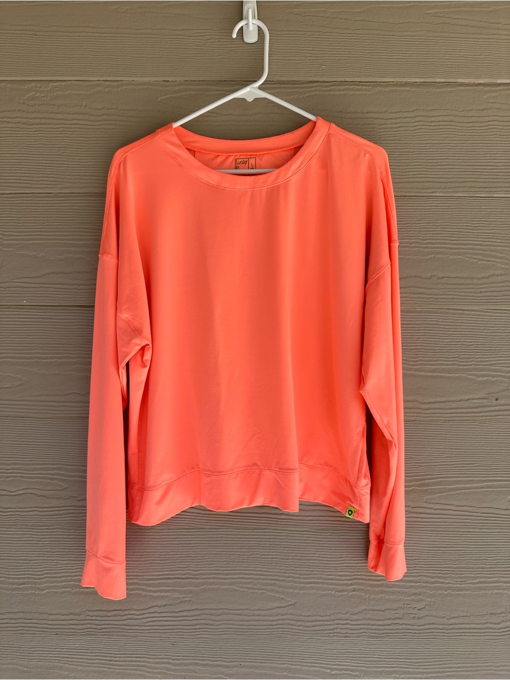 Lucky In Love Long Sleeve Top Blue Coral Tennis Pickleball Golf Lot of 2 Large - Picture 6 of 10